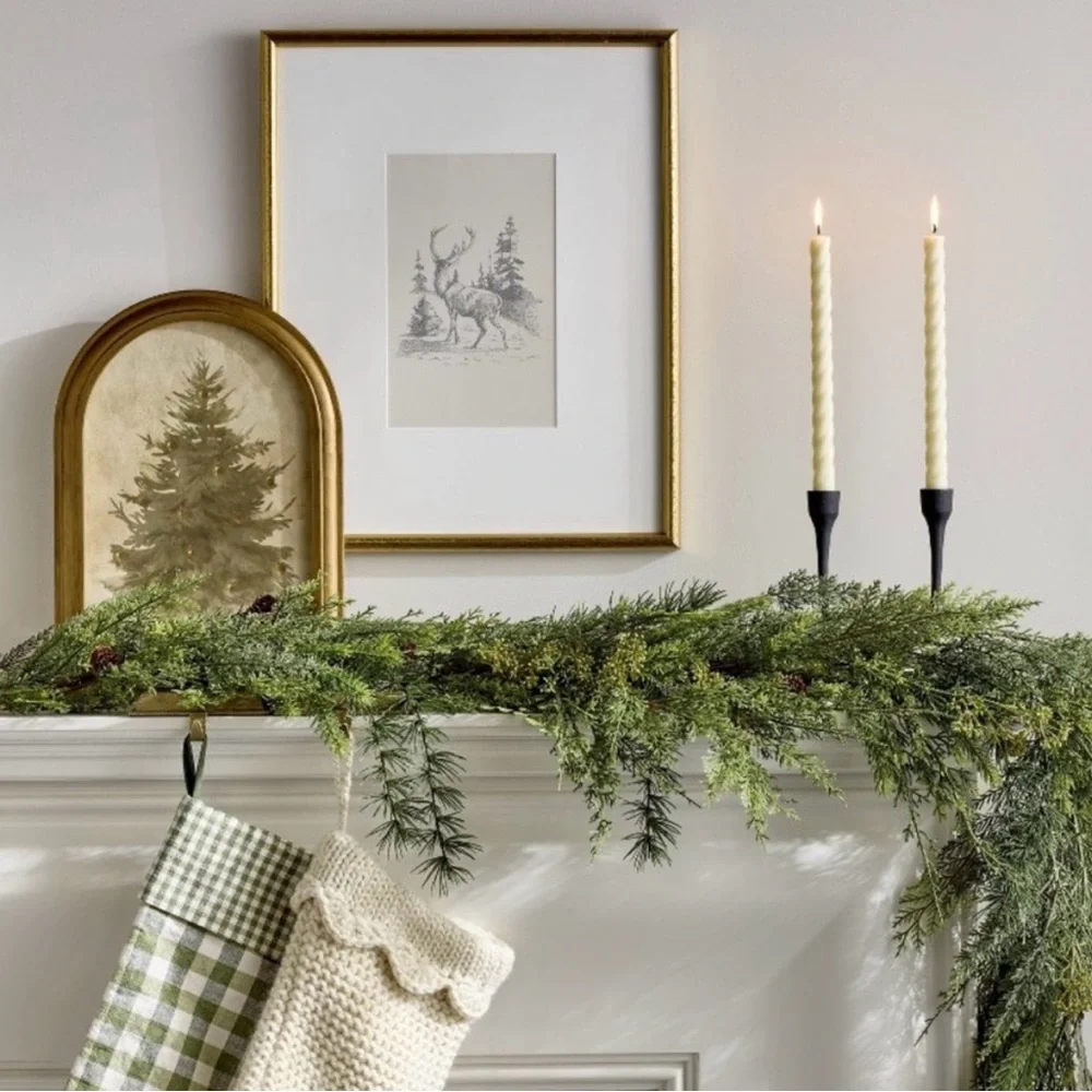 Studio McGee 11"x13.86" Christmas Tree Framed Wall Art - Threshold - Picture 2 of 2